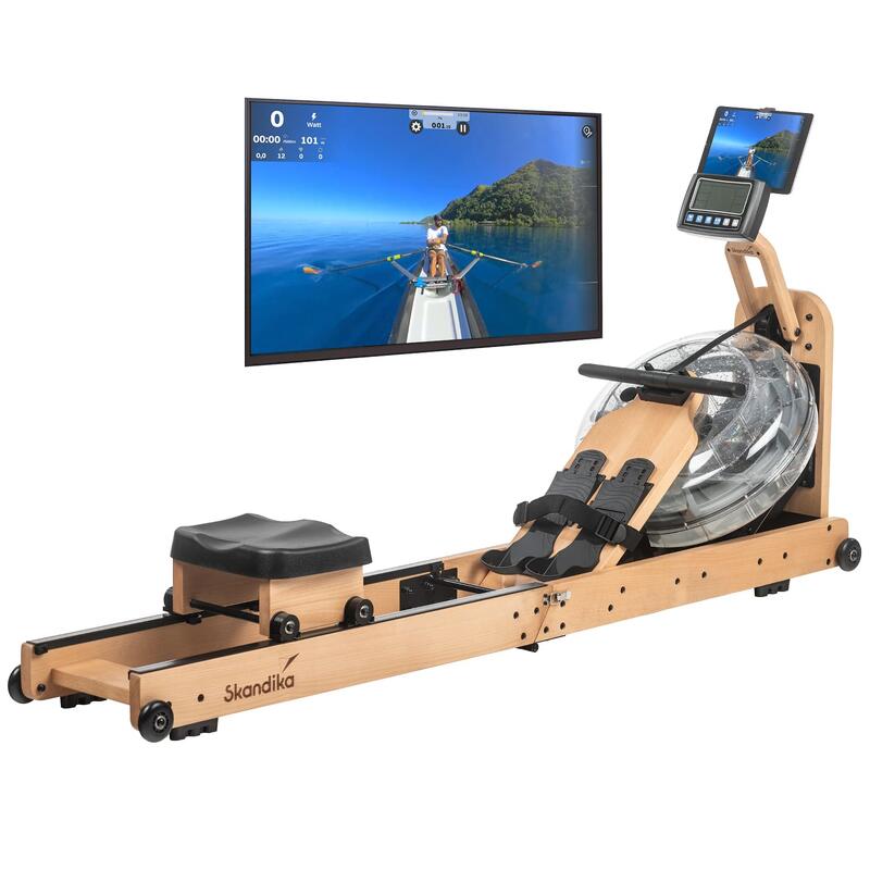 Vogatore di legno - Nytta - Fitness - resistenza all'acqua - serbatoio a 45°