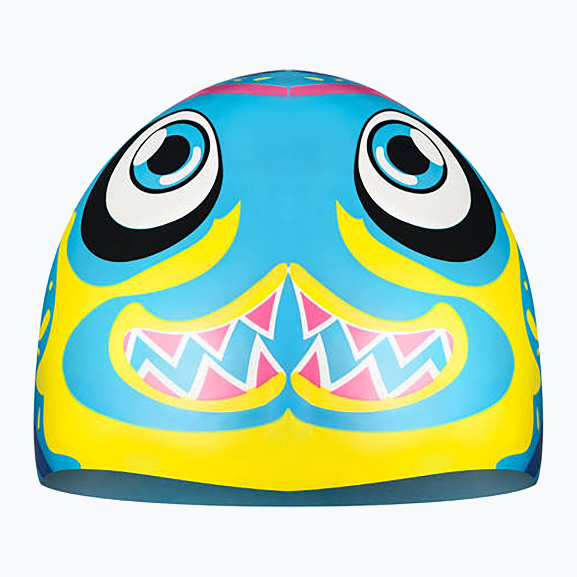 Badmuts AQUA-SPEED Zoo Fish 01 blauw-geel 115 OS 3/4