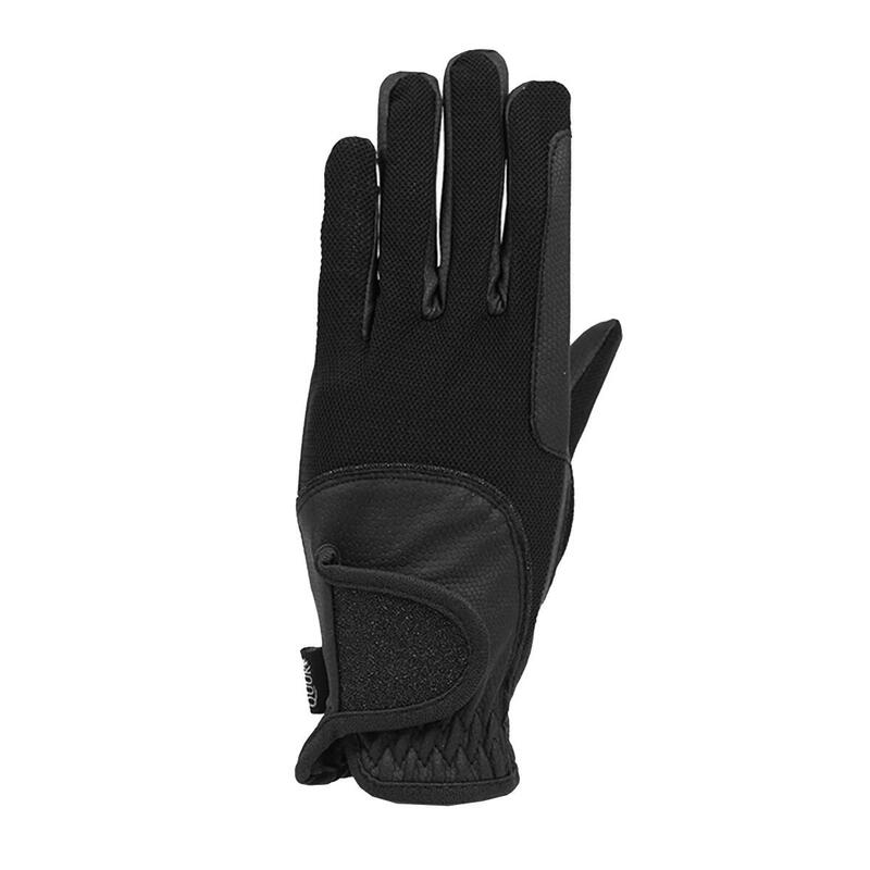 AFE Gants D'Équitation Pour Femme - Cuir Synthétique Respirant - Blanc