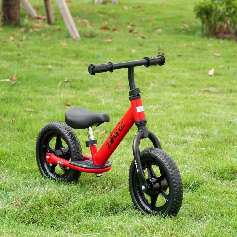 Bicicleta sin Pedales para Niños HOMCOM 89x37x60 cm Rojo