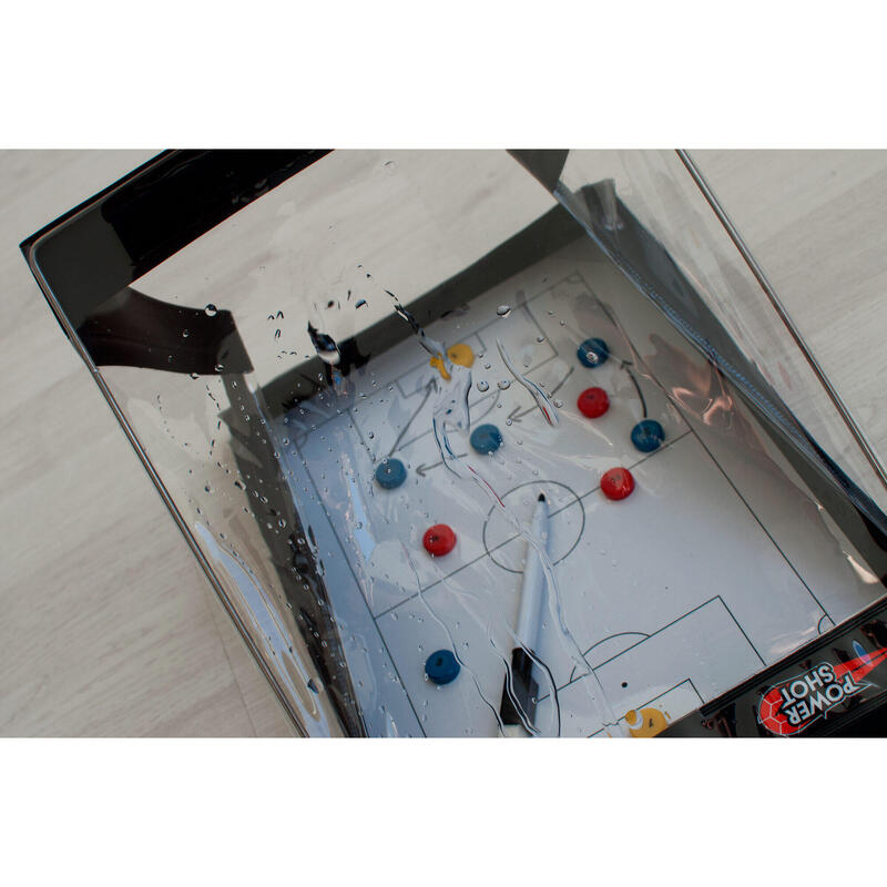 POWERSHOT Tactisch voetbalbord - waterdicht - magnetisch - 24 x 35cm - met magne