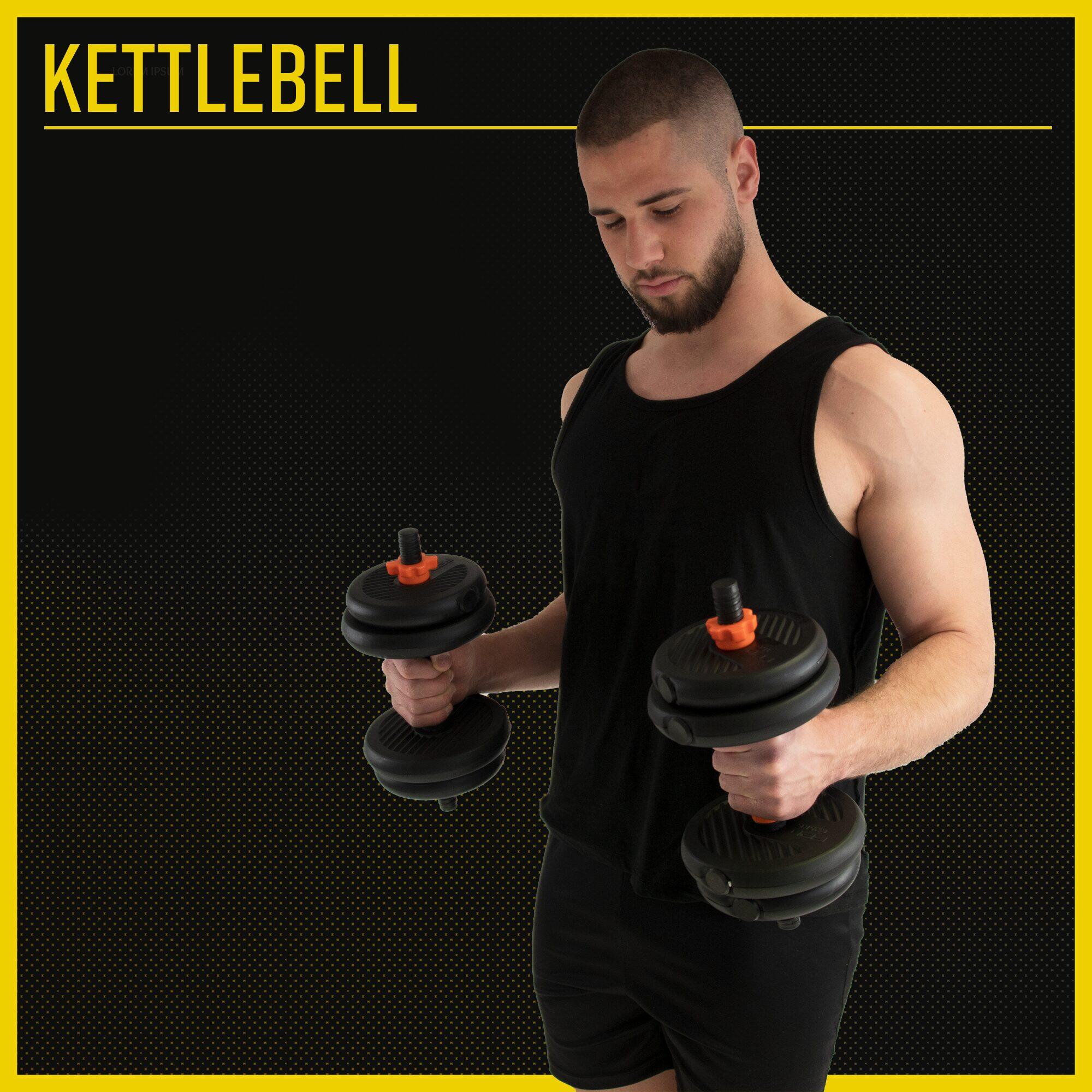 Kit Bodybuilding 15 kg - L'essenziale per costruire i muscoli 2/5