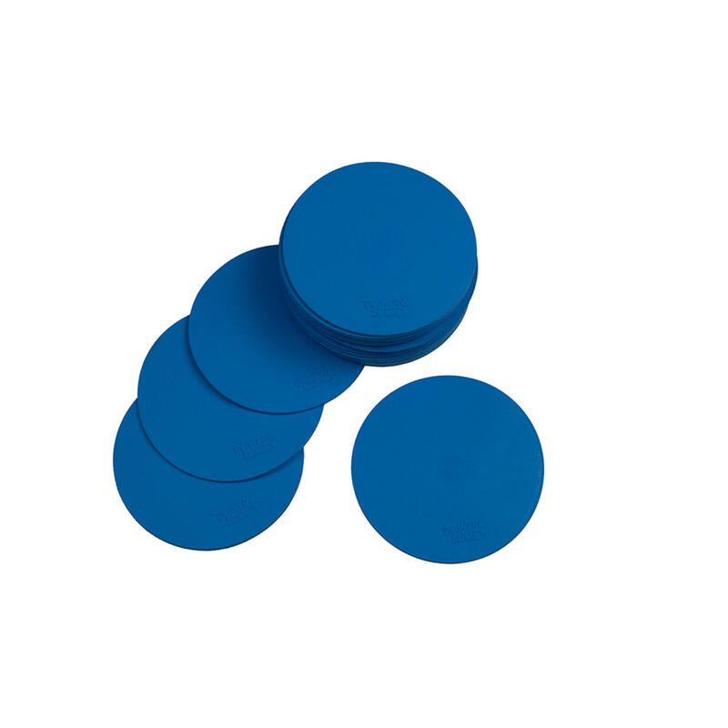 POWERSHOT® Juego de 24 discos marcadores azules