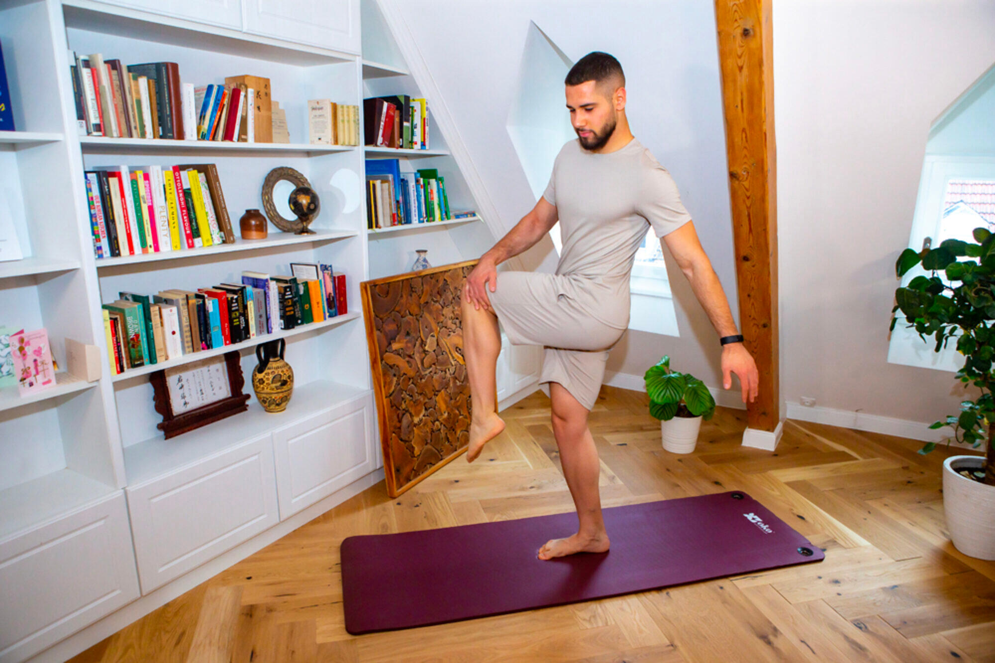 Lote de 10 esterillas de yoga ecorresponsables (con ojales) 6/7
