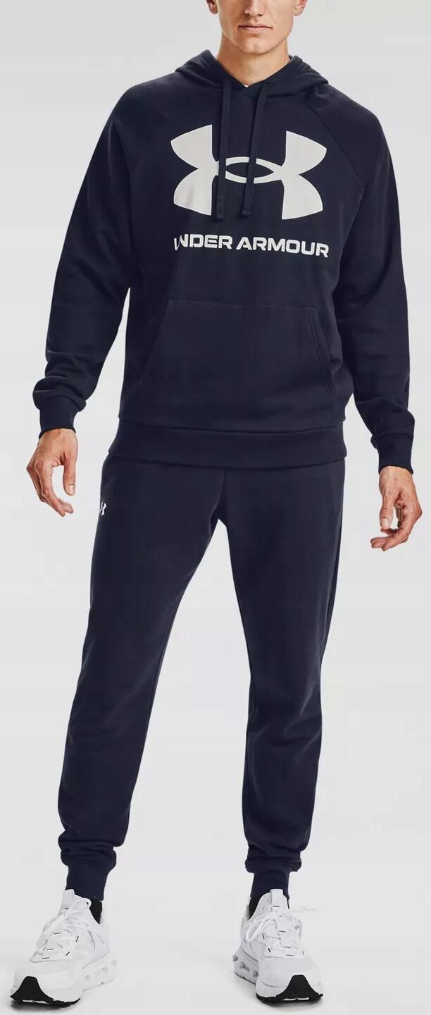 Under Armour Rival Fleece Herren-Sweatshirt mit Kapuze und großem Logo 2/6