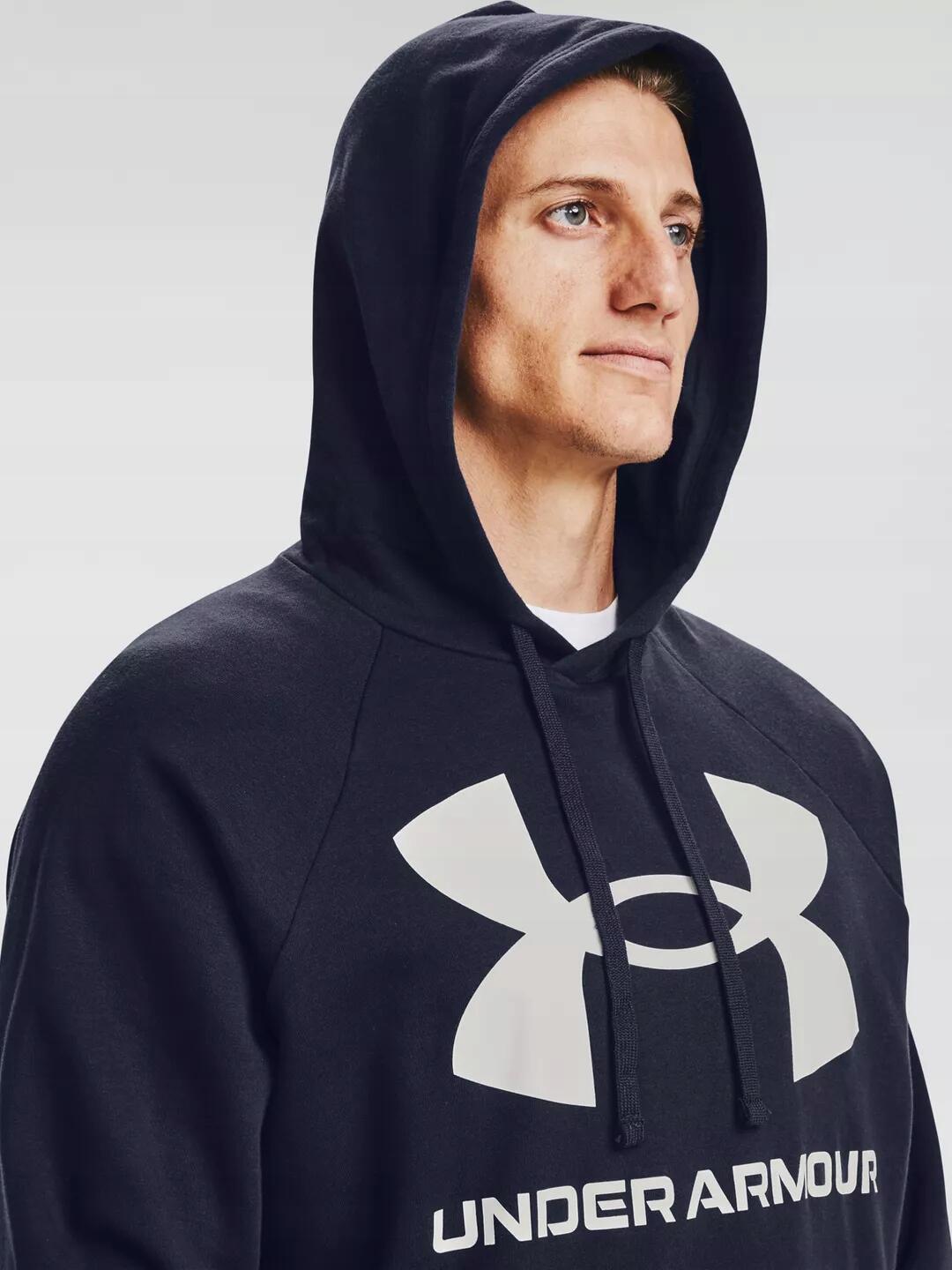 Under Armour Rival Fleece Herren-Sweatshirt mit Kapuze und großem Logo 4/6