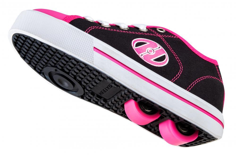 Classic Black/White/Hot Pink Kids HX2 Heely Shoe 3/3