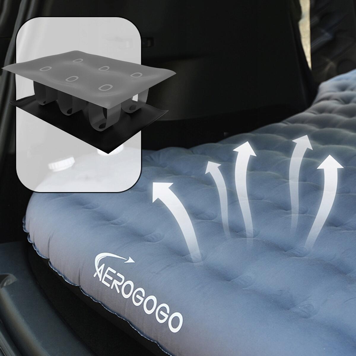 Materac dwuosobowy samopompujący do samochodu Tesla model Y AEROGOGO GC2-01 7/7