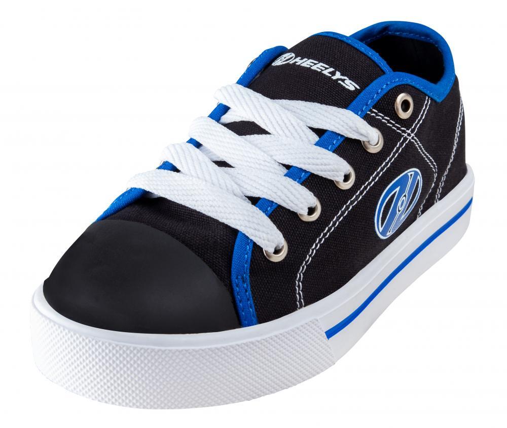 Classic Black/White/Blue Kids HX2 Heely Shoe 4/4