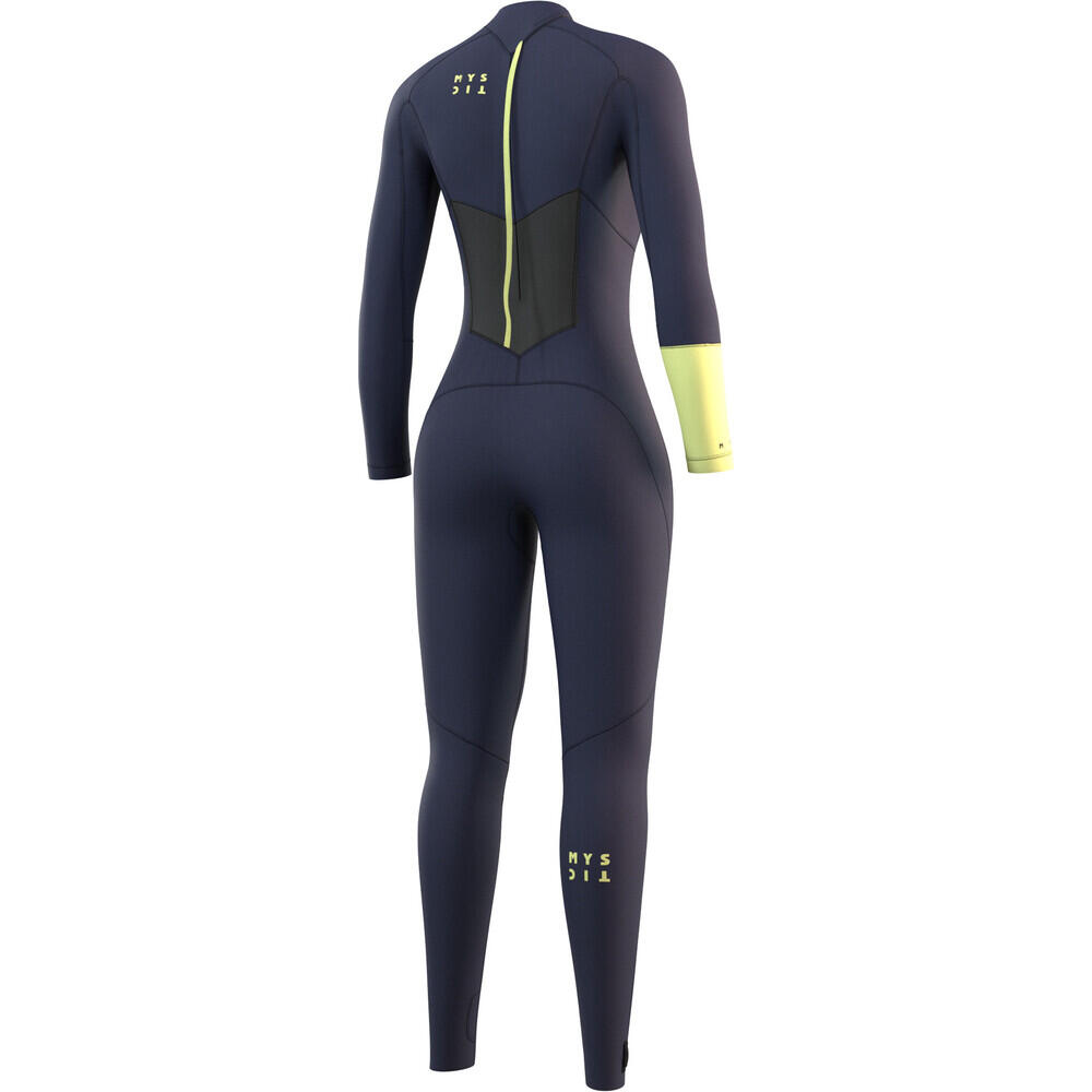 MYSTIC Dazzled Wetsuit 5/3mm Backzipip Wo Donker Blauw 2/7