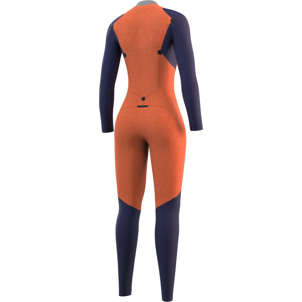MYSTIC Dazzled Wetsuit 5/3mm Backzipip Wo Donker Blauw 4/7