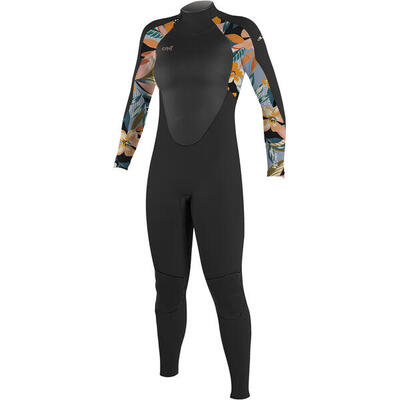 Rugwetsuit met volledige rits voor meisjes o'neill epic 4/3