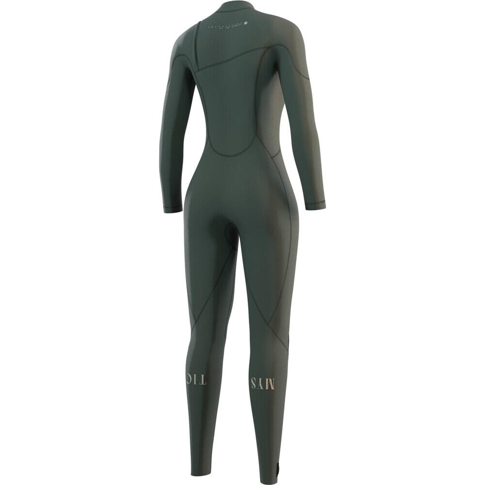 Mystic The One Fullsuit 4/3mm - Zipfree Women - Dark Olive 2/7
