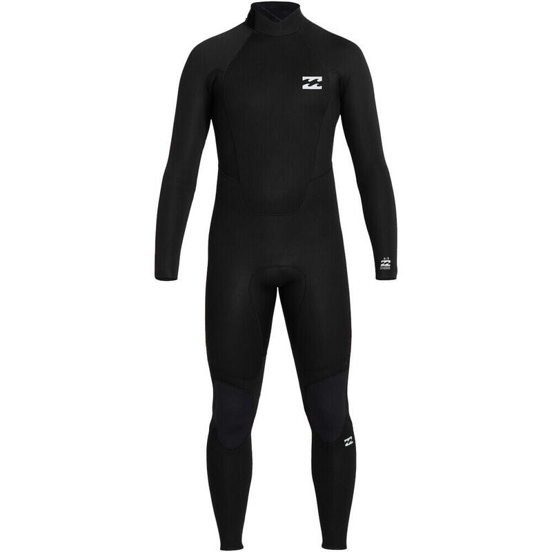 Combinaison de Surf Intruder 3/2mm GBS - Zip au dos - Noir Hommes