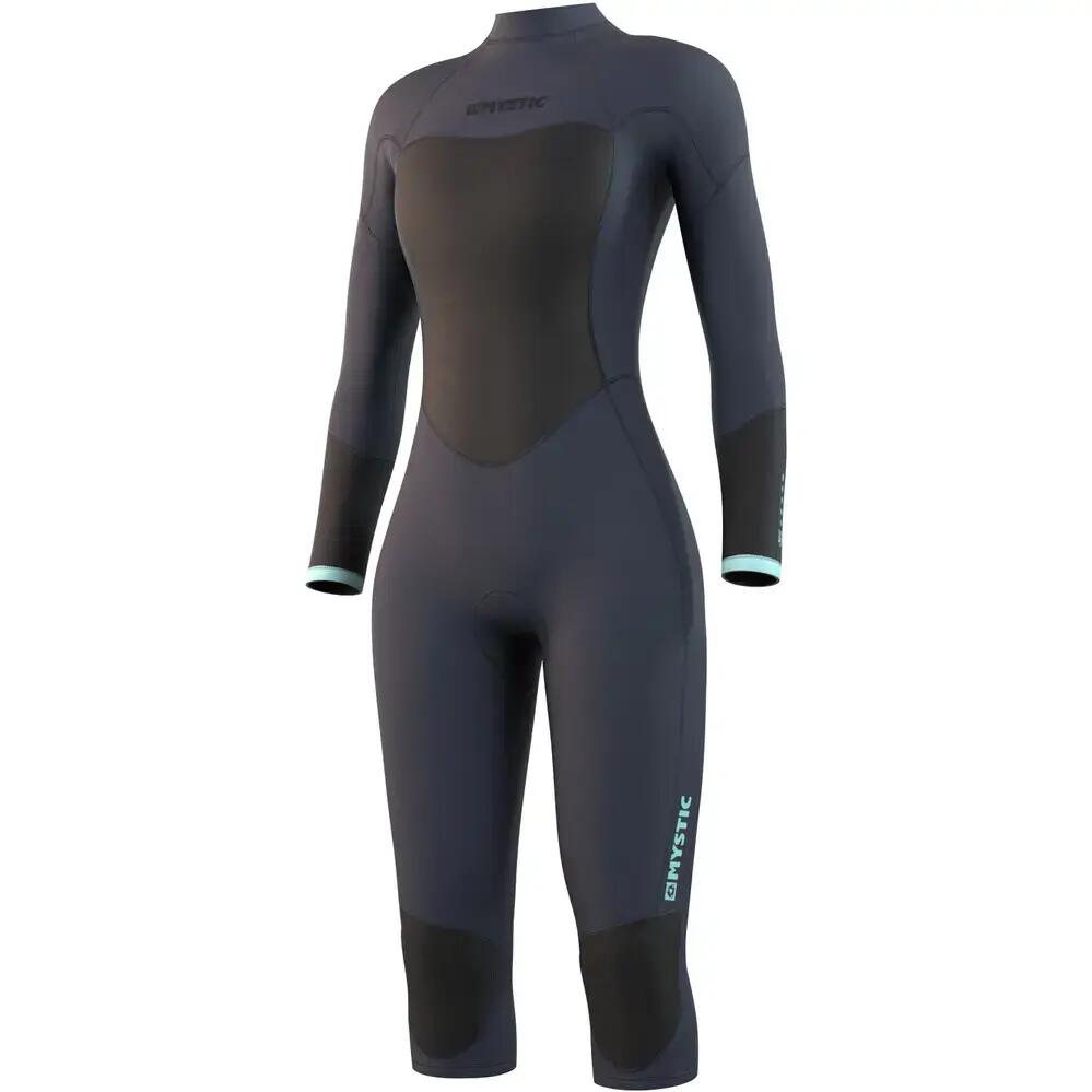 MYSTIC Women's 3/2mm Shorty Back-Zip Wetsuit Black