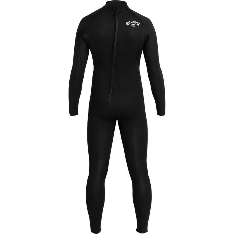 Combinaison de Surf Intruder 3/2mm GBS - Zip au dos - Noir Hommes