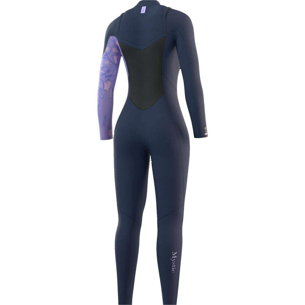 MYSTIC Jayde Wetsuit 5/4mm Double Frontzip Donker Blauw 2/7