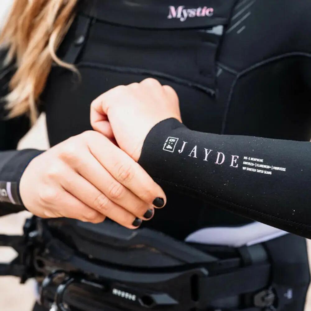 MYSTIC Jayde Wetsuit 4/3mm Double Frontzip Zwart 5/7