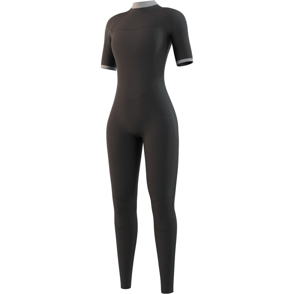 Women's Brand 3/2mm Short Sleeve Back Zip Wetsuit 3/5