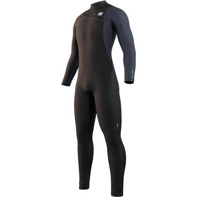 Mystic marshall wetsuit 4/3mm frontzip zwart