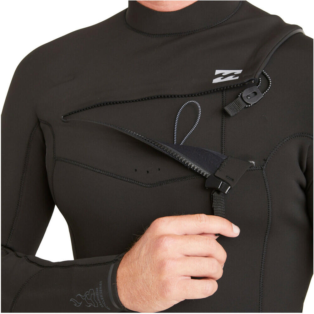 Combinaison néoprène de surf Absolute 5/4mm Noir Hommes 4/7