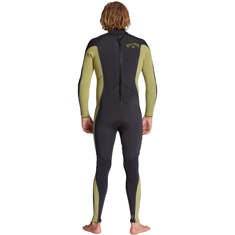 Men's Absolute 3/2mm Flatlock Back Zip Wetsuit 3/5