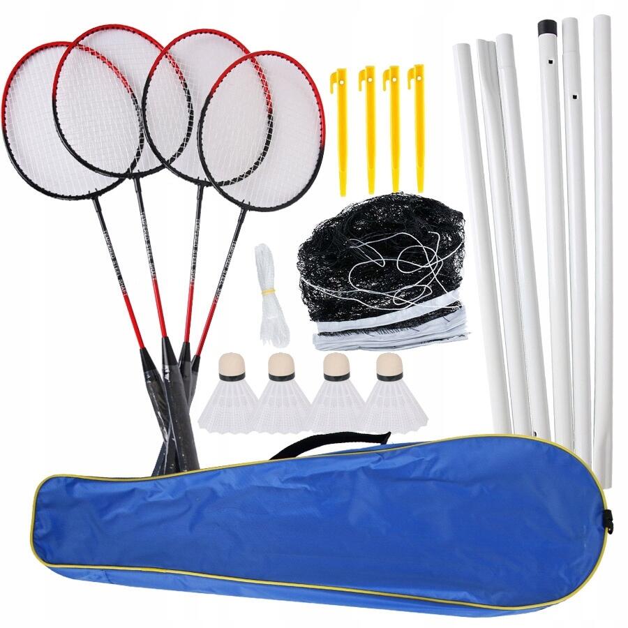Nils - Set De Badminton Nils Nrz014 - Raquette De Badminton - Bleu|jaune - Taille Unique - Decathlon