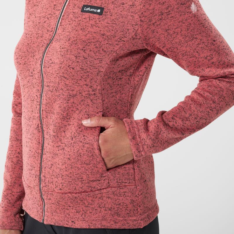 Dames Reis Fleece CLOUDY F-ZIP