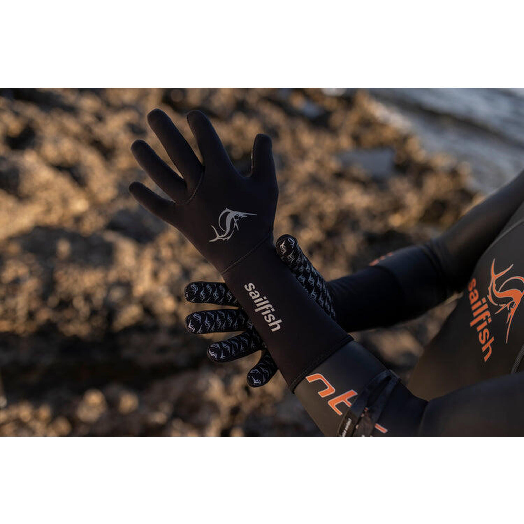 Neopren-Handschuhe für Erwachsene – Schwarz