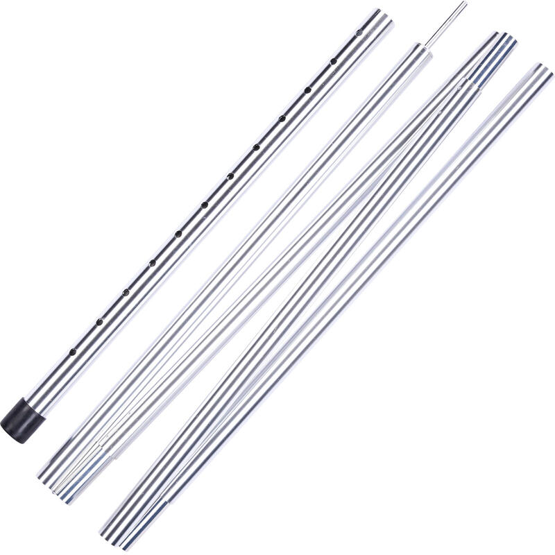 Tige de tente télescopique Tarp Pole Vario montage Voile d'ombrage Alu 218cm