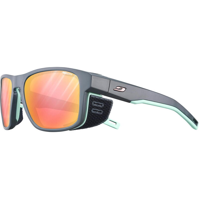 Sonnenbrille Shield M Reactiv Glare Control 1-3 dunkelgrau-pastellgrün