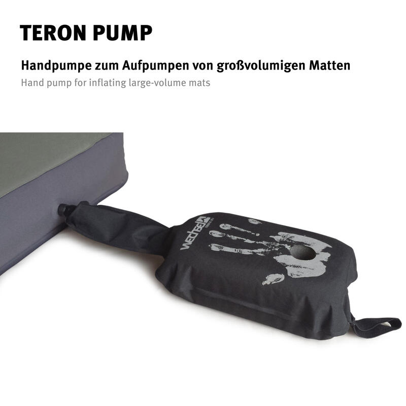 Pompe à main Teron Pump air Mousse Pour tapis de camping Matelas sol