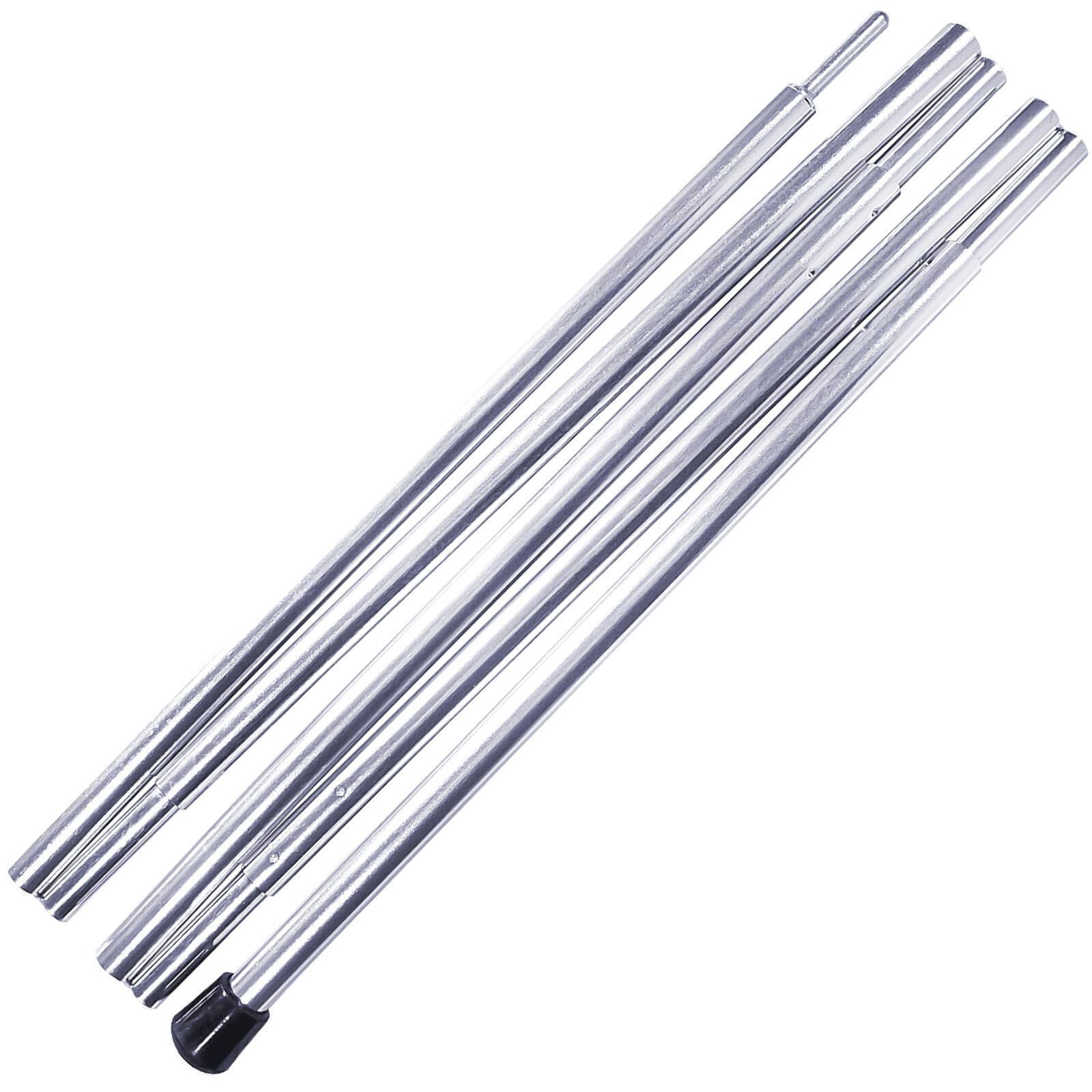 WECHSEL Tentstok Tarpstok Stok voor het opzetten van voortenten aluminium 155 cm