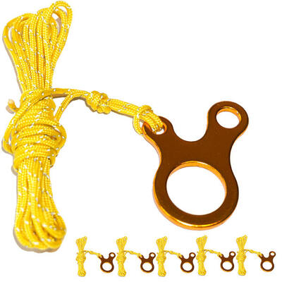 Touwspanner morpher set dyneema scheerlijnstopper 4x spanner scheerlijn