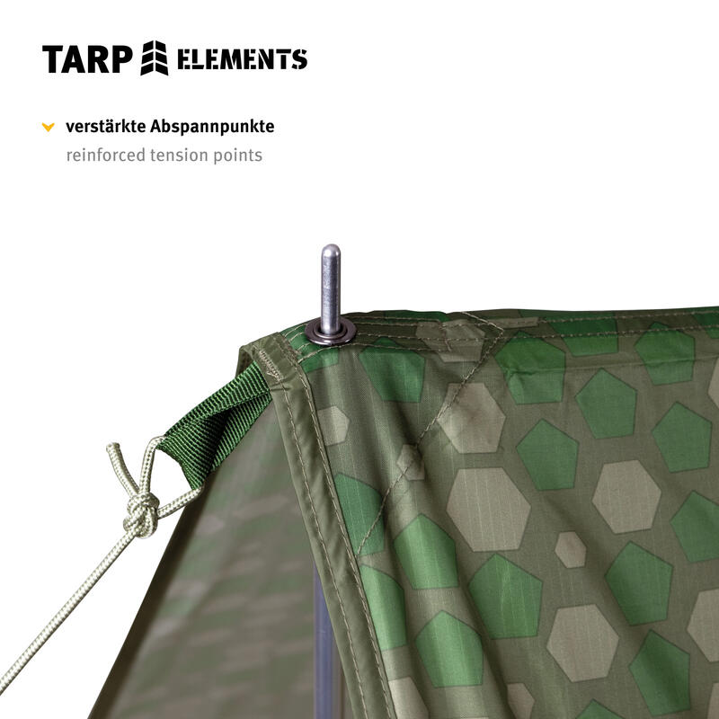 Tarp Elementen Camping Voortent Dak Dekzeil Regenbescherming Lichtgewicht