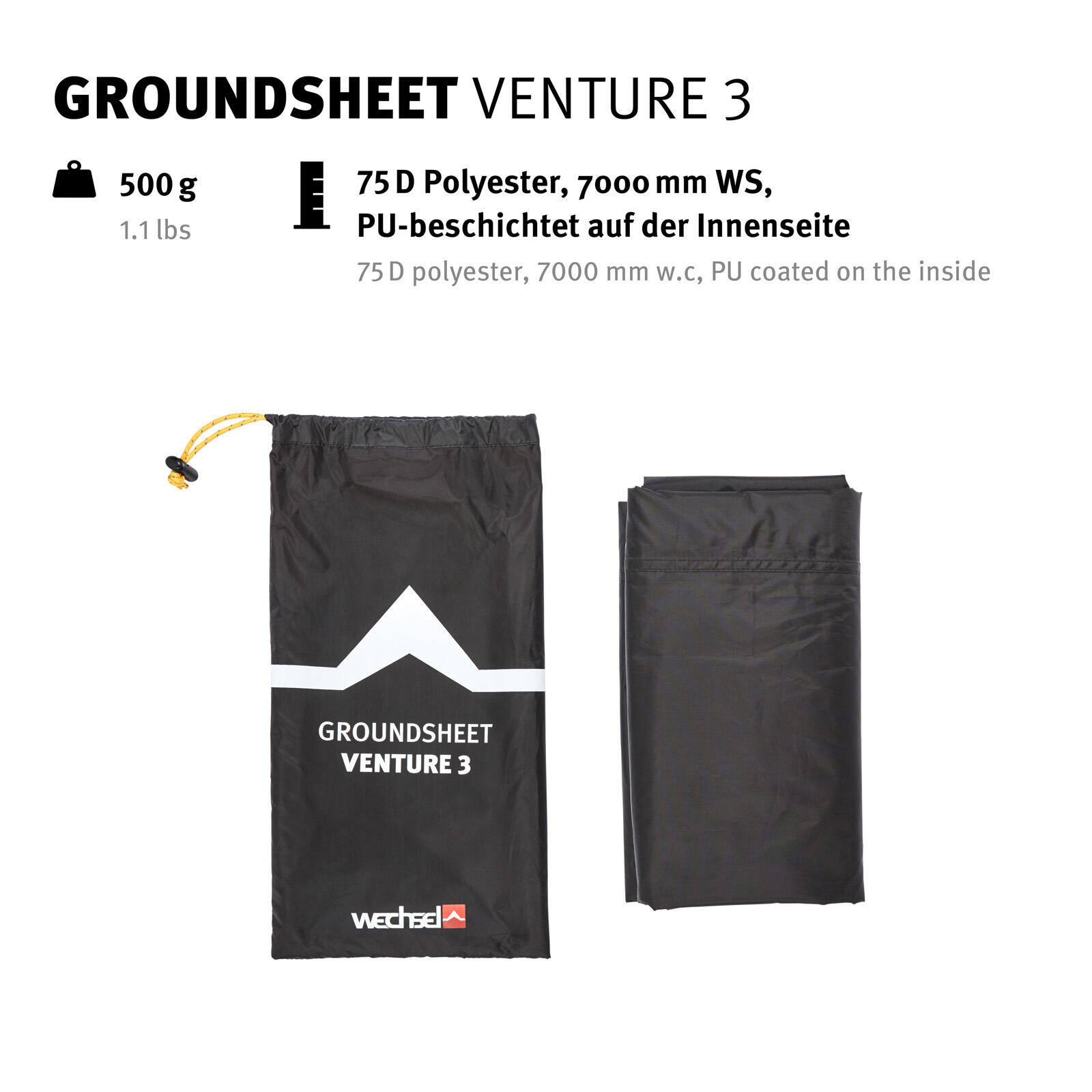 Telo di fondo per Venture 3 aggiuntivo da Campeggio su misura 3/4