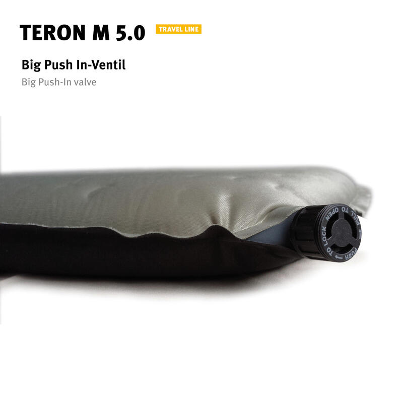 Matelas gonflable Teron M 5.0 thermique léger autogonflant 1,1 kg