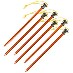 Piquet de sol en rocher Pipe Peg Clou Tente 20 cm long Alu