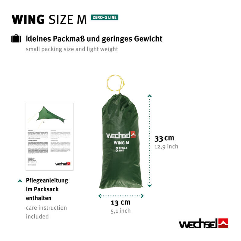 Tarp Wing M Zero-G Campingluifel dakzeil regenhoes