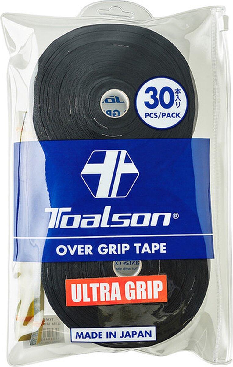 toalson ultra grip  30 tennis padel - Zwart 2/2