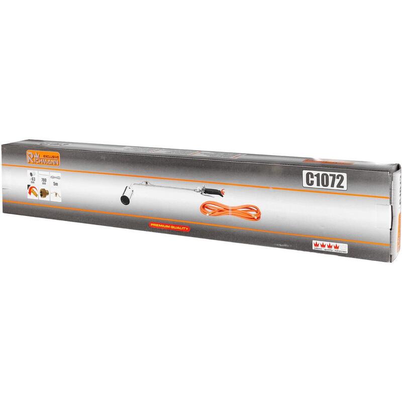Arzator gaz, 20 kw, cu furtun 5 m, accesorii, duza 63x700 mm, Richmann Exclusive