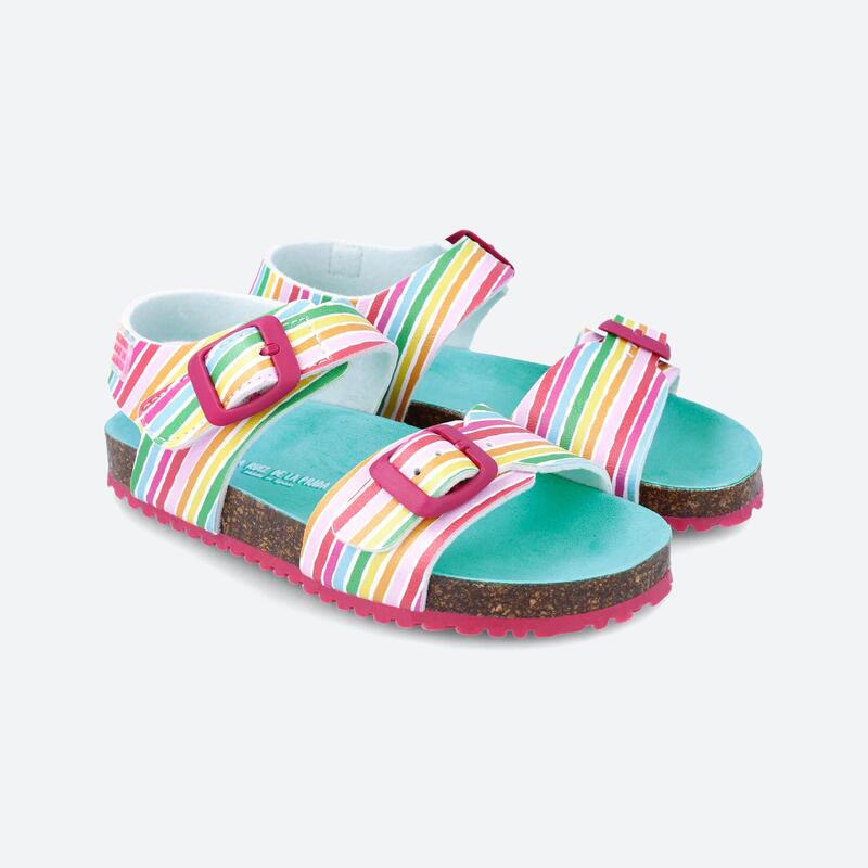 Sandalias Niña Agatha Ruiz De La Prada 242939A Multicolor Ajuste 2 Zonas