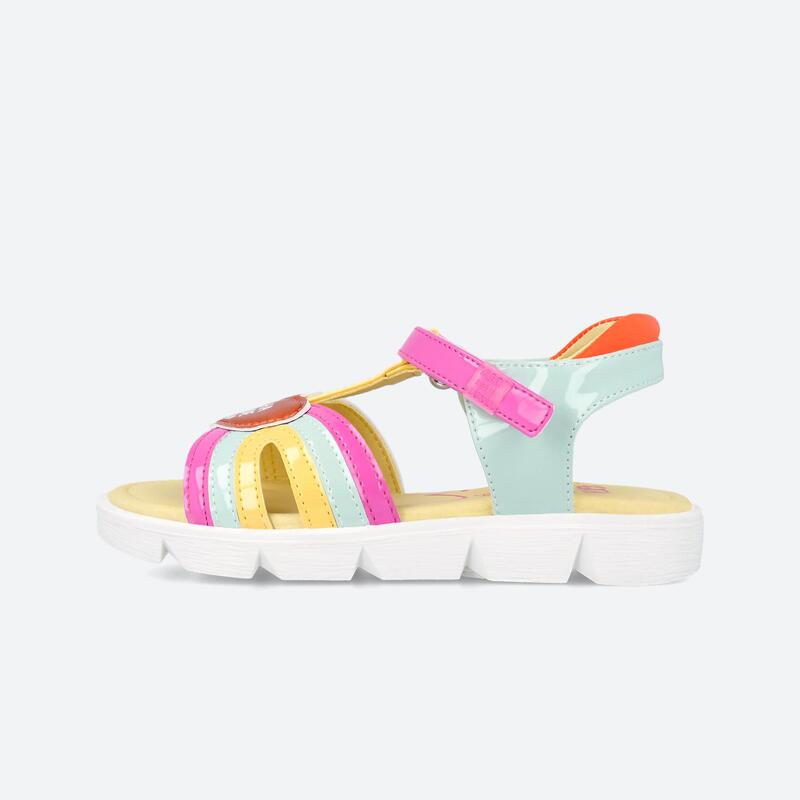 Sandalias de Niña Agatha Ruiz De La Prada 242972A Multicolor de Cierre Adherente