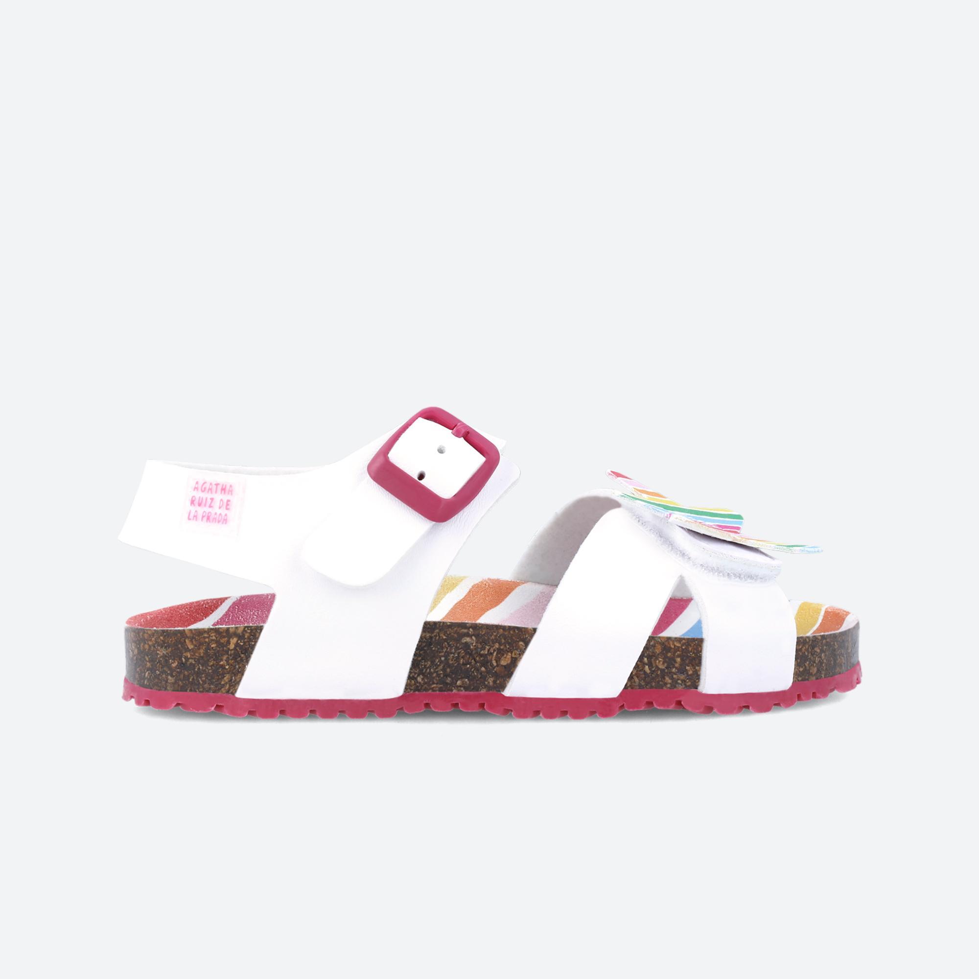 Agatha Ruiz De La Prada - Sandales Agatha Ruiz De La Prada Modèle 242938a Couleur Blanc - Sandales - Blanc - 23 - Decathlon