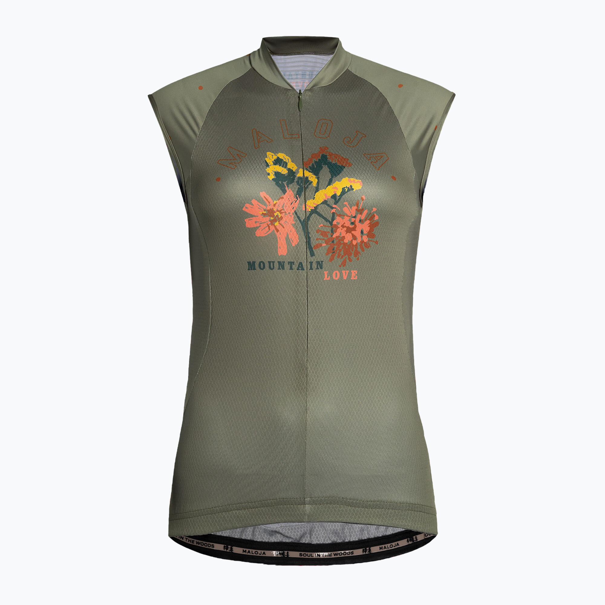Maglia da ciclismo da donna Maloja VanilM Top 5/5