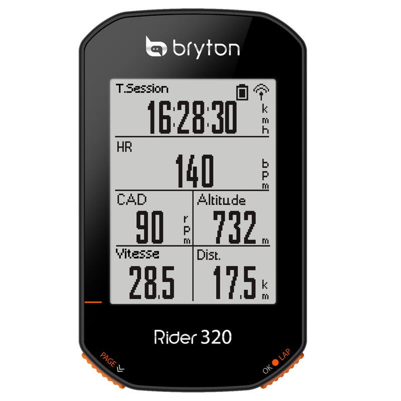Second Life - Licznik rowerowy GPS Bryton Rider 320 E - Stan Bardzo Dobry