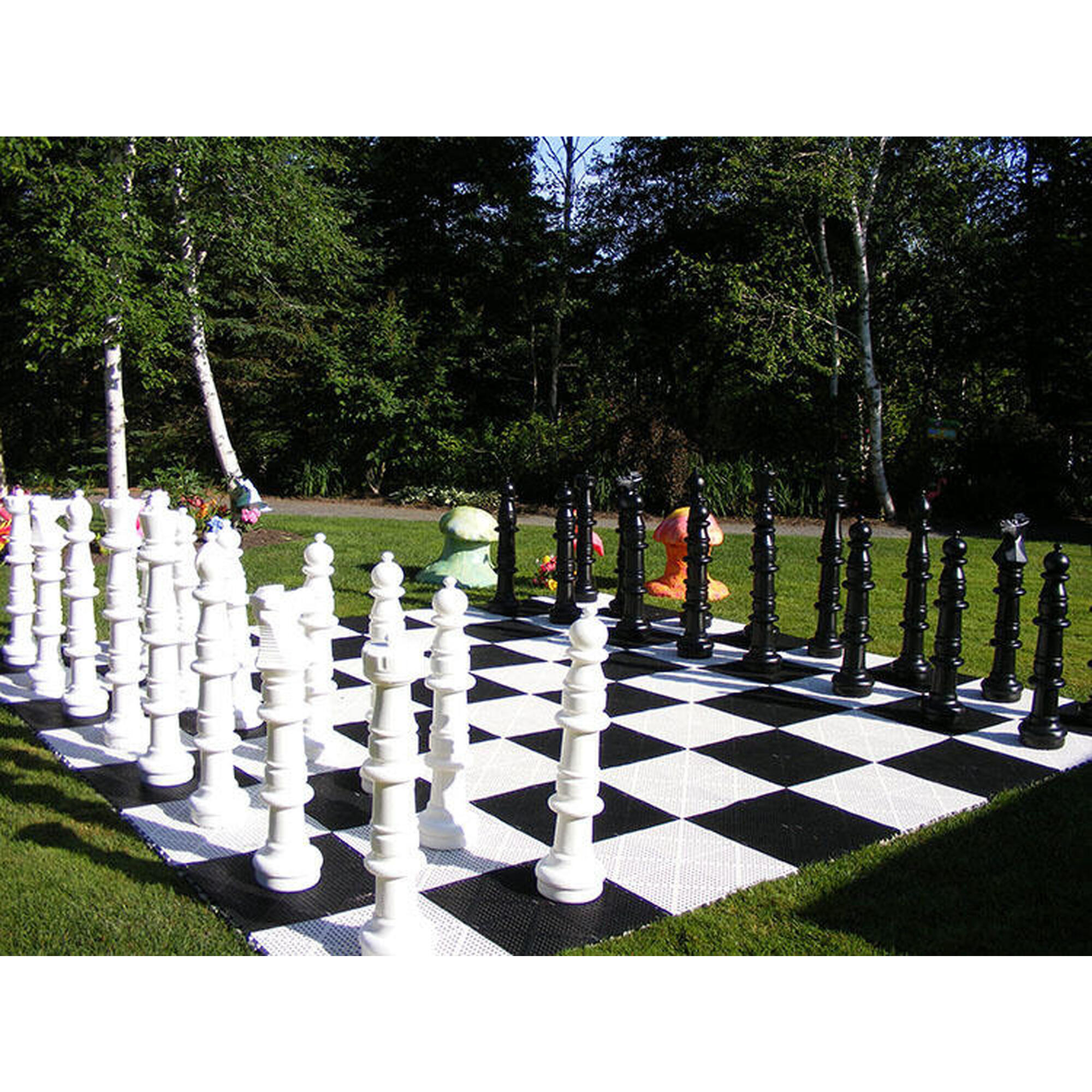 Rubber 100kg. schaakbord 490x490 cm.  Robuust en Compleet