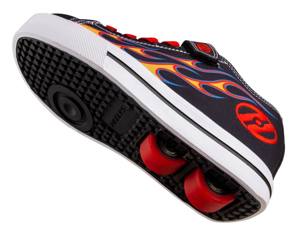 Snazzy Black/Yellow/Red/Flame Heely X2 Shoe 3/5