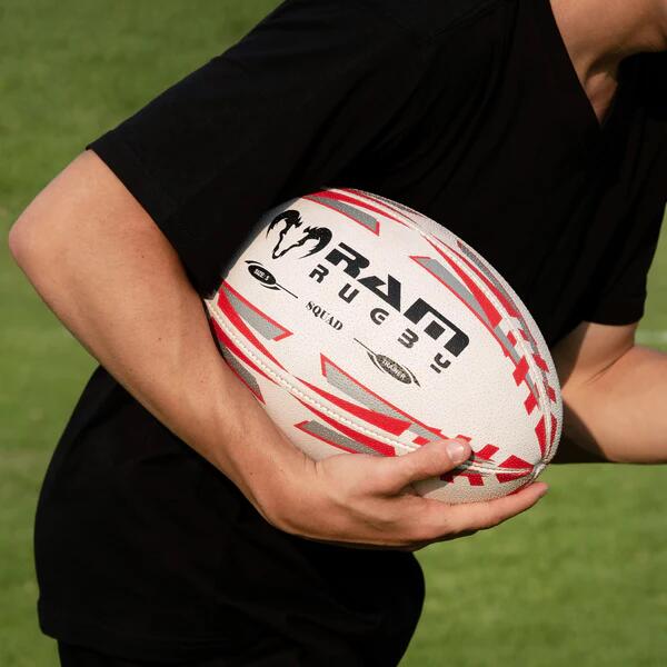 Rugby Club Training Rugbybal - 3D Grip Rood - - Nr. 1 Rugby Brand®