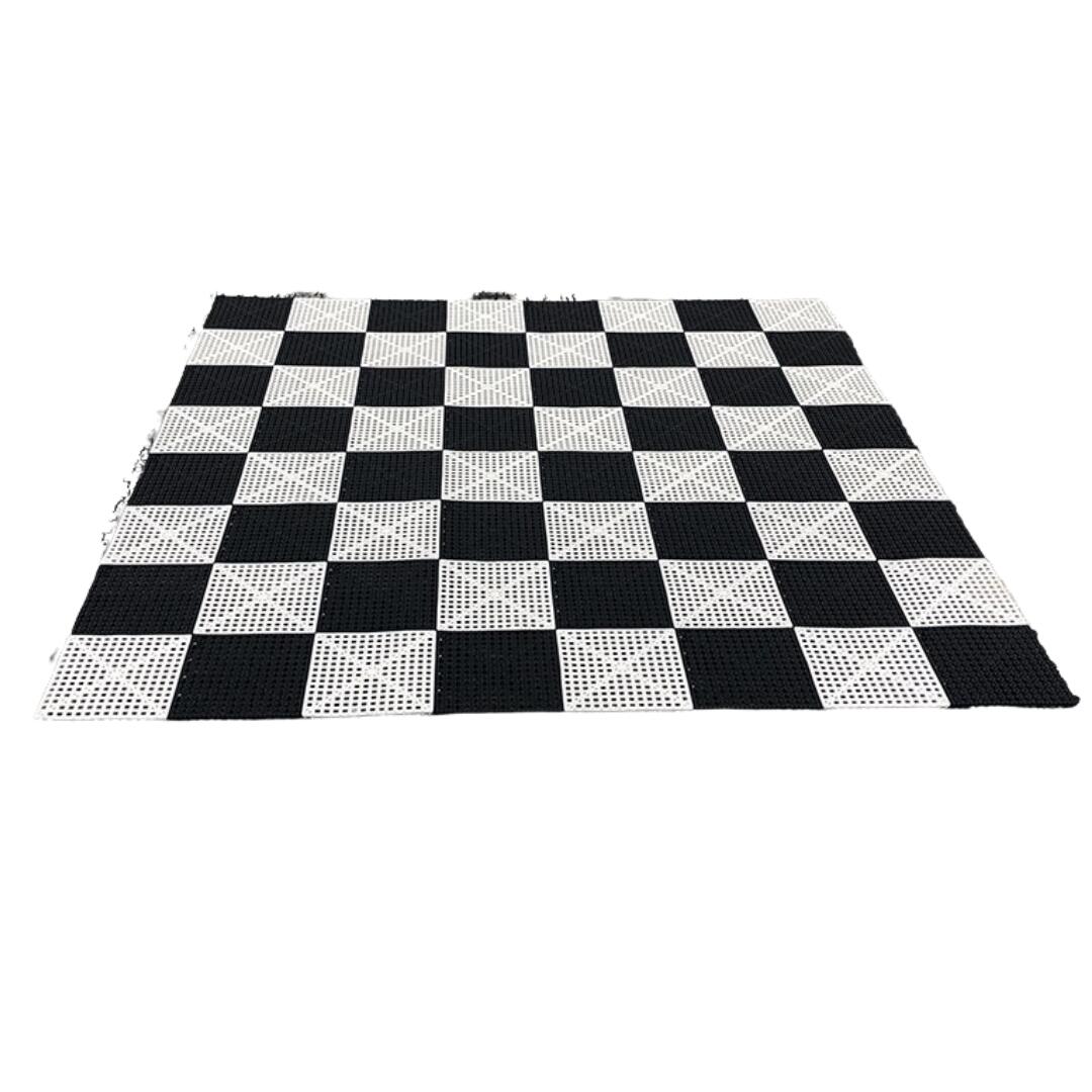 UBER GAMES Schaakbord Dambord 160x160cm - 64 delig  Robuust en Compleet